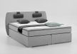Atlantic Home Collection REX boxspringbed, 7-zone pocketvering, hardheid H3, lichtgrijs, 180 x 200 cm