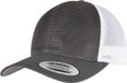 Flexfit - YP CLASSICS 360 OMNIMESH CAP 2-TONE charcoal/white one size Pet - Grijs/Wit