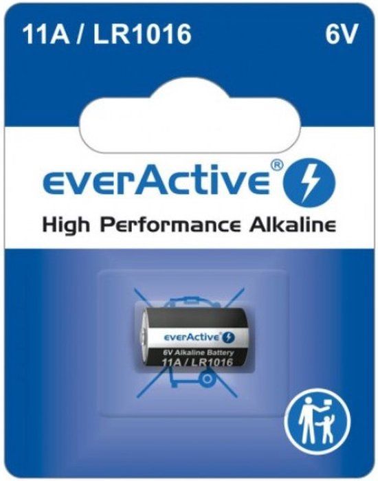 Everactive 11A LR1016 MN11 Alkaline Knoopcel Batterij 6V 60mAh