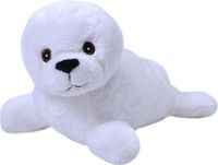 Wild Republic Pluche knuffel dier witte zeehond pup - 30 cm