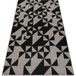 Rugsx - Tapis En Corde Sizal Floorlux 20489 Argentin / Noir Triangles Gris 140x200 cm