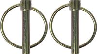 ProPlus goupille avec anneau aluminium 8 mm argent 2 pièces