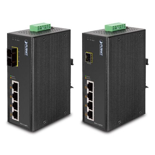Planet ISW-514PTF - Netwerk switch - Zwart
