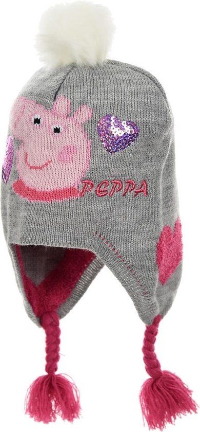 Peppa Pig Winter Beanie - Grey - Size 54