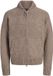 JACK & JONES Gilet tricot marron chiné