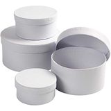 264010 Creativ Create Crafts 264010 ronde potten, diameter 8/10/12/14 cm, hoogte 4/5/6 cm