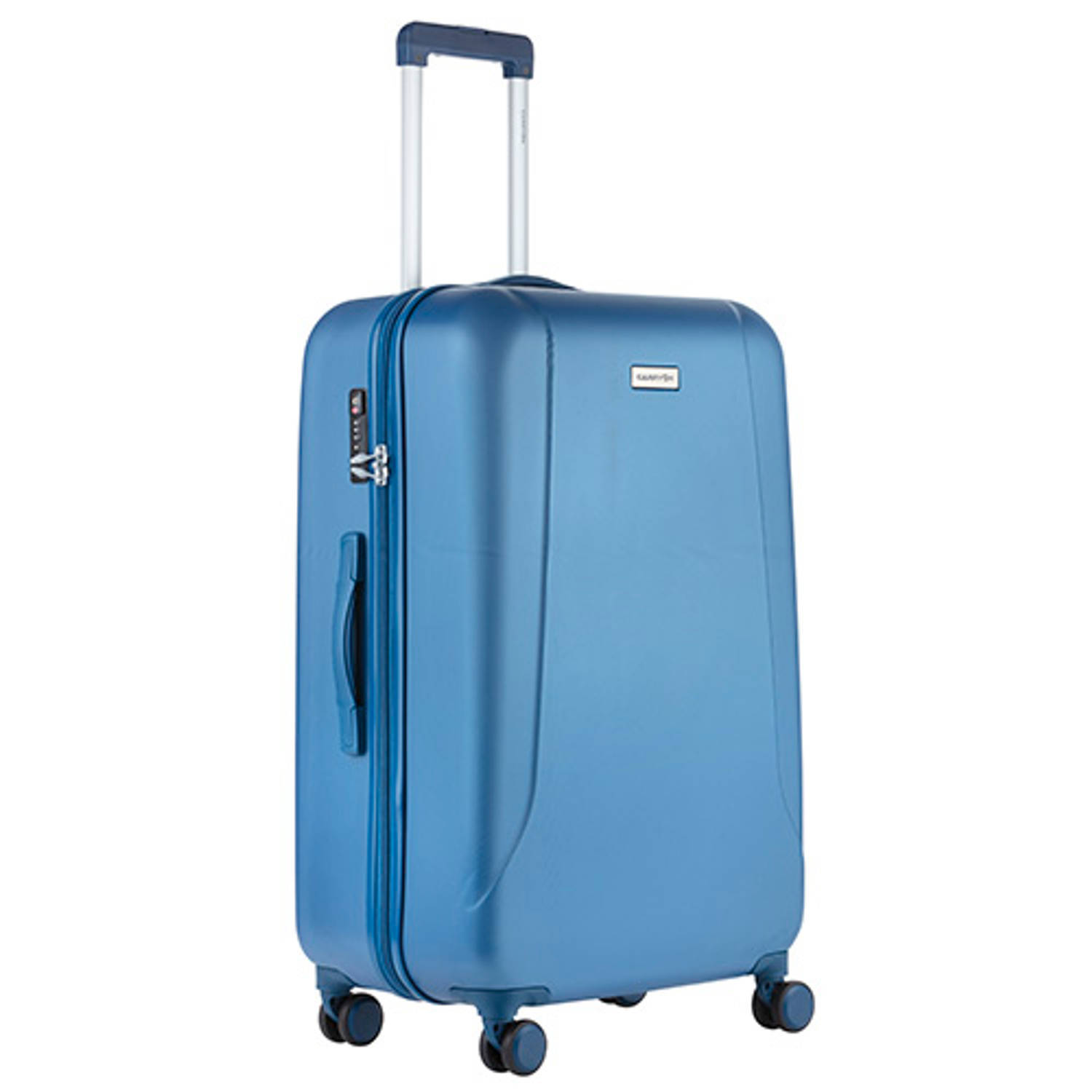 CarryOn Skyhopper Reiskoffer - 78cm TSA Trolley met OKOBAN - Dubbele wielen - Blauw