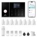 Système d'alarme sans fil - GSM - Wifi - Sirène 120 dB - Avec écran LCD et télécommande - Pour maison
