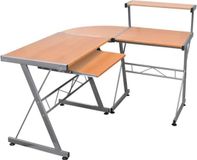 vidaXL Hoekbureau 132x112x99 cm bewerkt hout bruin