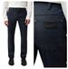 Wrangler Greensboro Jeans W38 X L32 Straight Fit Regular Waist Coton Oui dk.gray Fermeture éclair Boutons Long Denim Hommes Adultes Automne/Hiver