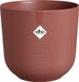 Elho Jazz Rond 14cm Bloempot voor Binnen - 100% Gerecycled Plastic - Toscaans Rood