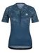 Ziener NALADIA Fietsshirt voor dames, mountainbike, racefiets, ademend, sneldrogend, elastisch, korte mouwen, halve marineblauw, 48