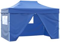 vidaXL Partytent, 291 x 431 x 315 cm, blauw, Oxford-stof