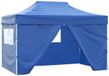 vidaXL Partytent, 291 x 431 x 315 cm, blauw, Oxford-stof