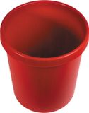 HELIT Afvalbak - 30 liter - Metaal/Kunststof - Rood