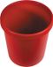 HELIT Afvalbak - 30 liter - Metaal/Kunststof - Rood