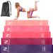 Nuvance Weerstandsbanden Set Incl. Draagtas - 5 Delige Set - Roze