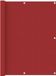 Merkloos Balkonscherm - 90x300 cm - Rood - Oxford Stof