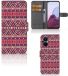 B2Ctelecom OPPO Reno 8 Lite | OnePlus Nord N20 Telefoon Hoesje Aztec Paars