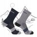 Salomon 2x Evasion Crew Chaussettes de randonnée Taille 36-38 Bleu/Gris