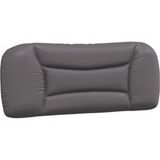 Maison Exclusive Hvar Gris 100 Cm Similicuir Coussin De Tête De Lit