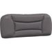 Maison Exclusive Hvar Gris 100 Cm Similicuir Coussin De Tête De Lit