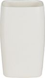 Spirella Tandenborstelhouder RETRO – Tumbler Badkamer Beker Wit – Tandenborstel Houder 7x11 cm