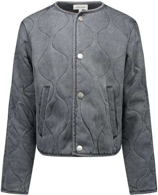 Cars Jeans Jas Alina Dames M Katoen Grijs Used