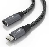 AISENS A107-0636 USB-kabel USB 3.2 Gen 2x2 2 m USB C Grijs