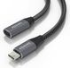 AISENS A107-0636 Câble USB USB 3.2 Gen 2x2 2 m USB C Gris