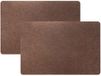Home & Styling Luxe Tafel placemats Argenta - 8x - koper - PVC met glitters - 43 x 28 cm
