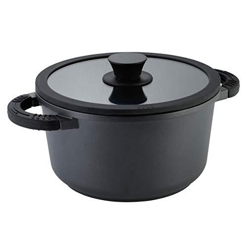 axentia Blackline gegoten aluminium pan, gietijzer, zwart, Ø ca. 28 cm