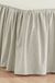 Jotex Zack volant dekbedovertrek 60 cm biokwaliteit, beige, 90 x 200 cm
