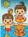 At the Pool: A Cute Summer Coloring Book for Kids Ages 4-8