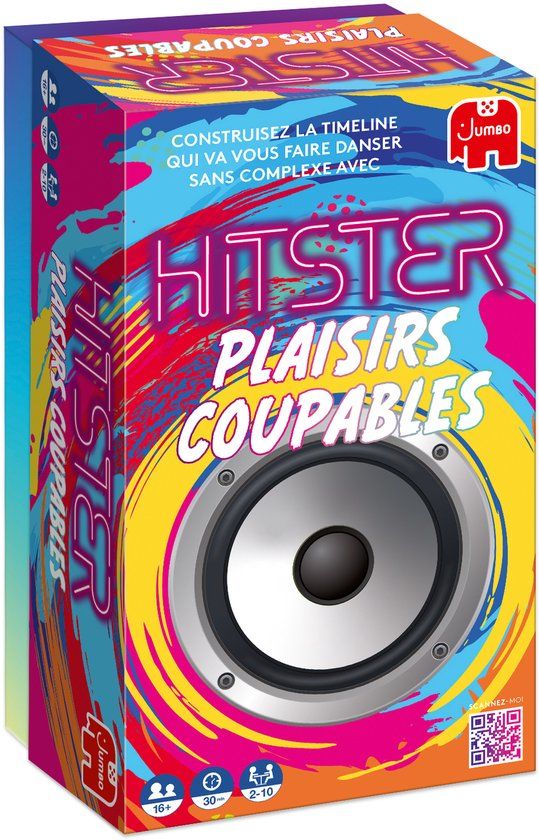 Hitster Jumbo Hitster Guilty Pleasures FR - Franstalig Partyspel