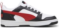 PUMA Rebound v6 Low Unisex Sneakers - Wit/Zwart/Rood - Maat 42