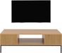 Meuble TV, meuble TV bas, meuble TV, meuble TV, meuble TV, rangement, MDF mélaminé, 39x120x60 cm, naturel