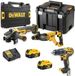 Gereedschapsset DeWalt XR Serie - Gereedschapscombiset - 18V - 2x 5.0Ah - Borstelloos