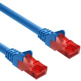 Allteq ALTQ-UTP6-BL-20 Netwerkkabel Blauw, Rood 20 m Cat6 U/UTP Rond