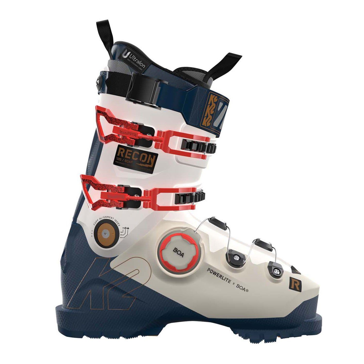 K2 Recon 120 Boa Alpine Skischoenen Beige 25.5