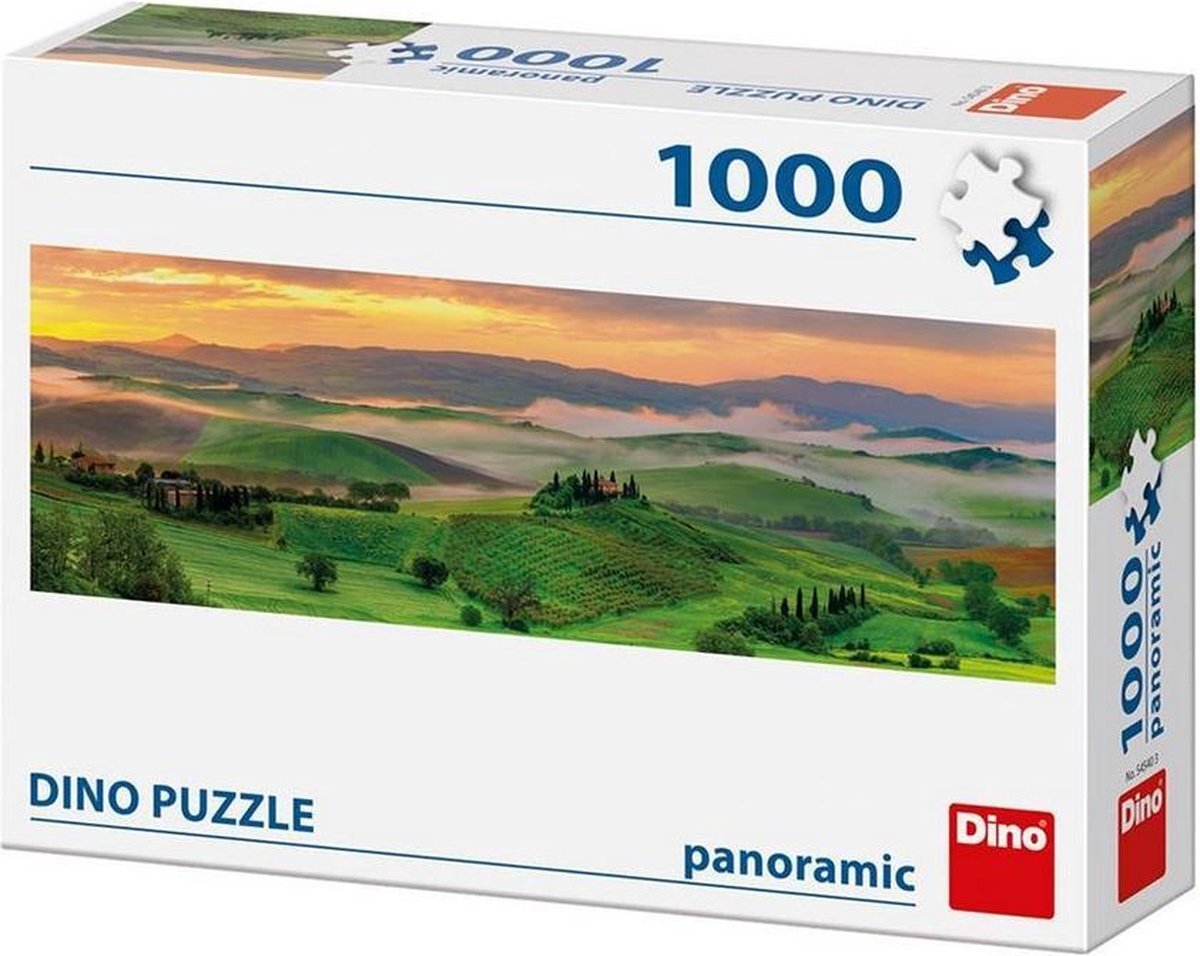 Dino Toys Dino Panorama Puzzel Zonsondergang - Legpuzzel van 1000 stukjes volwassenen