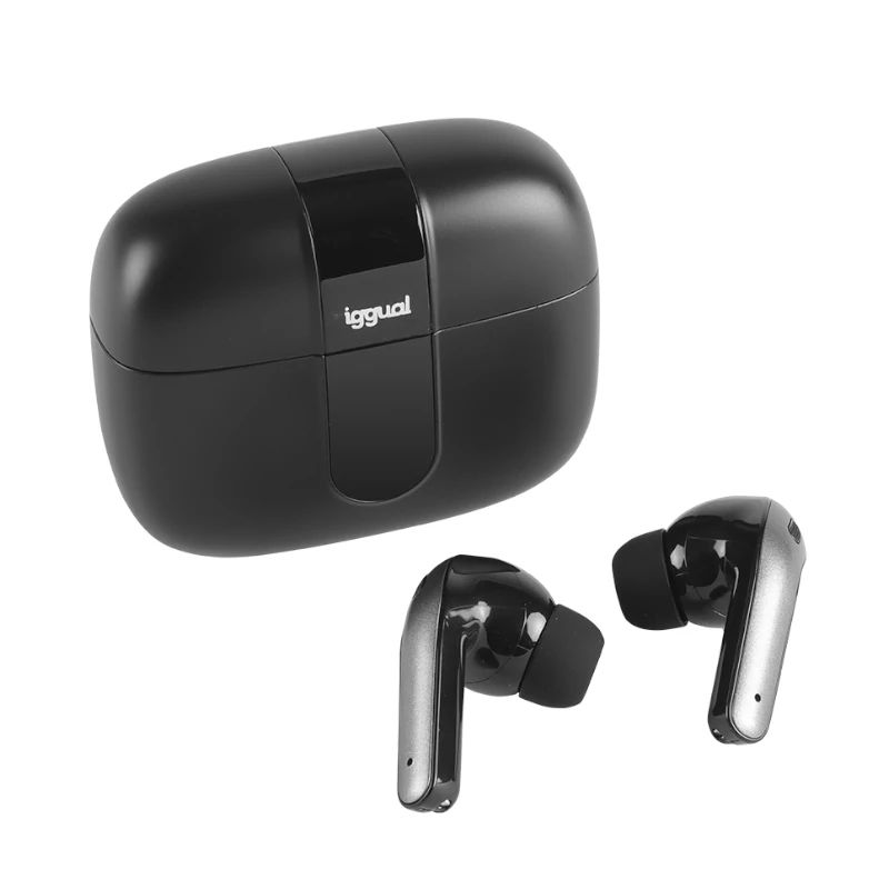 Iggual True Sound Headset True Wireless Stereo (TWS) In-ear Bluetooth - Zwart