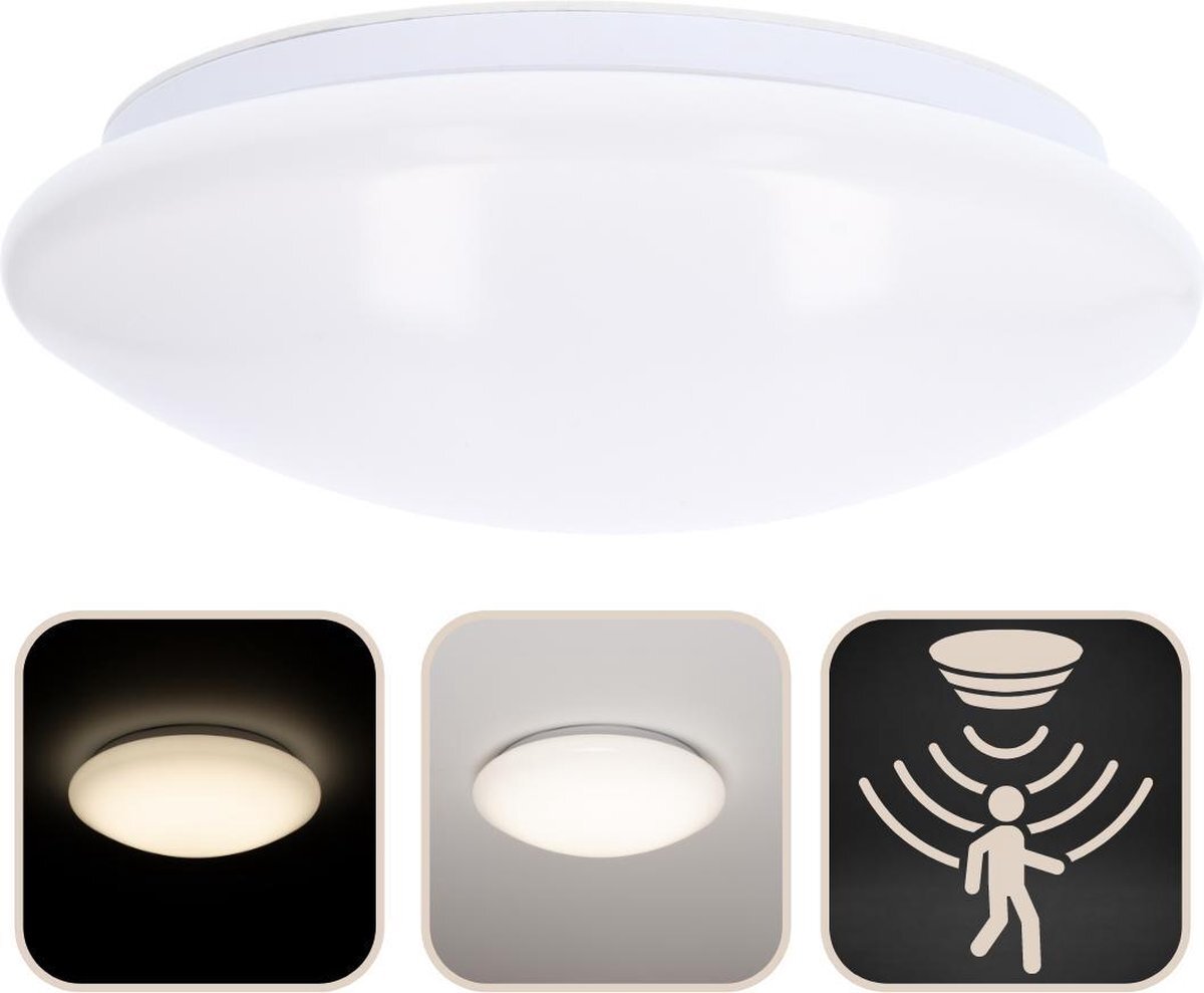 Proventa LED Plafondlamp ø 33 cm met instelbare bewegingssensor - Indoor & Outdoor