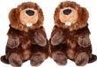 Wild Republic Peluche castor - 2x pièces - brun - 20 cm