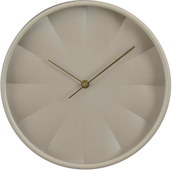 Mica Decorations Tikki Bo Wandklok 30 cm - Grijs