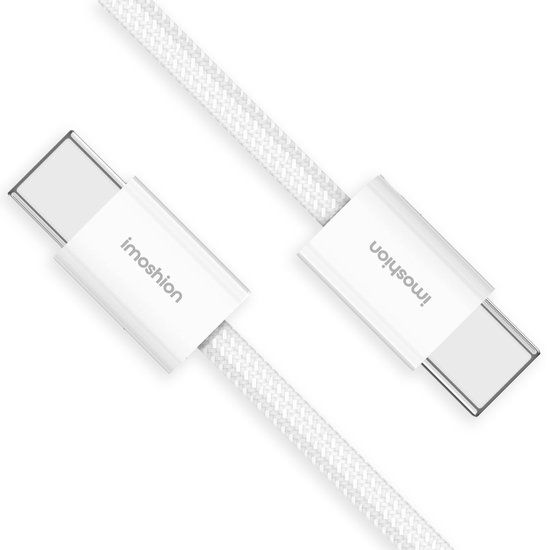 imoshion Kabel - USB-C naar USB-C kabel - 0,5 meter - Snellader 60W