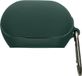 kwmobile hoes voor oordopjes - Geschikt voor JBL Soundgear Clips - Trendy beschermhoes draadloze oordopjes in donkergroen