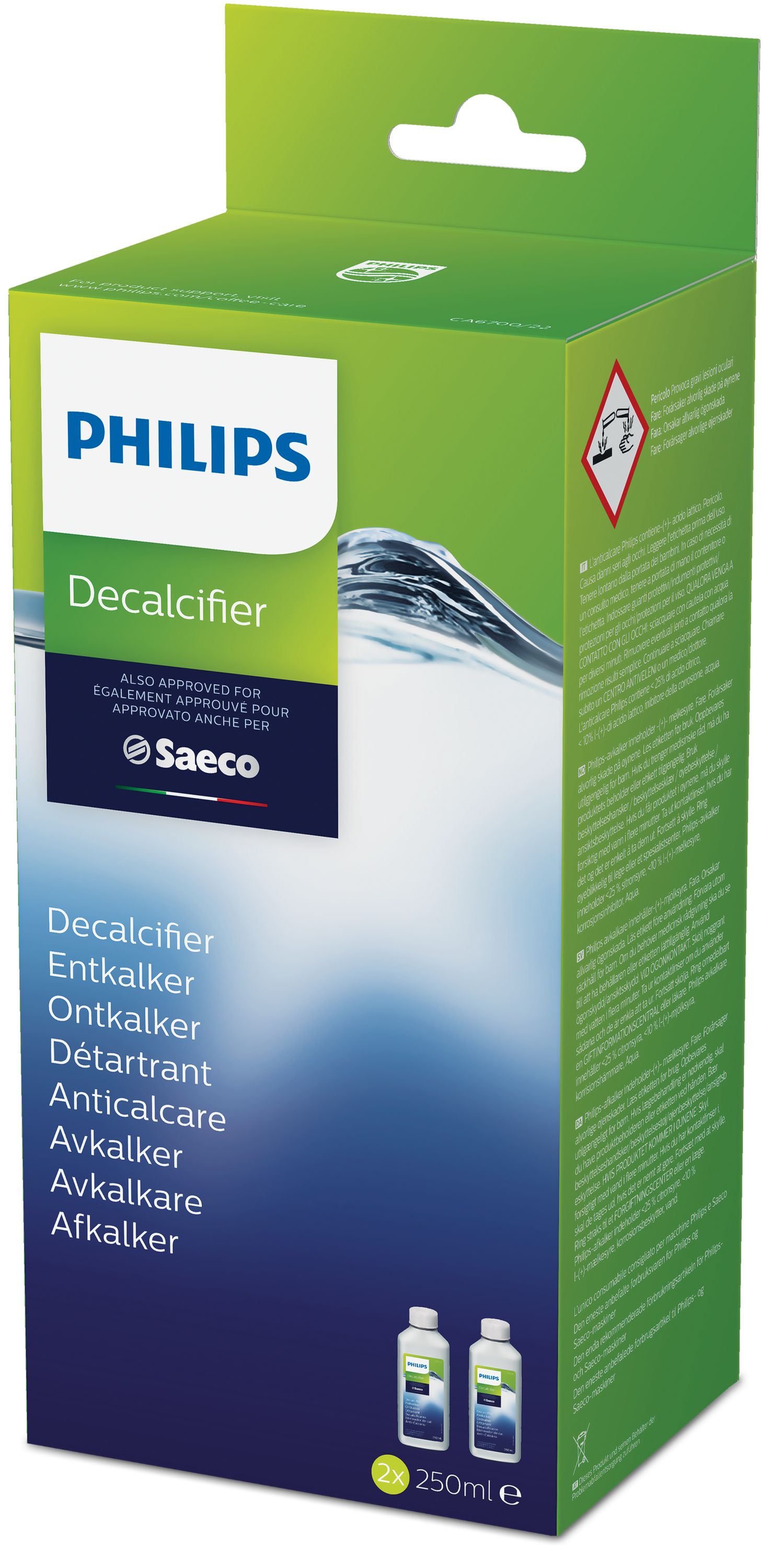 Philips CA6700/22 Espressoapparaatontkalker - 2 x 250ml