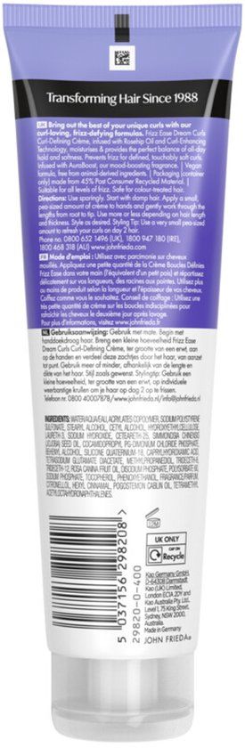 John Frieda Frizz Ease Dream Curls Crème - 150 ml