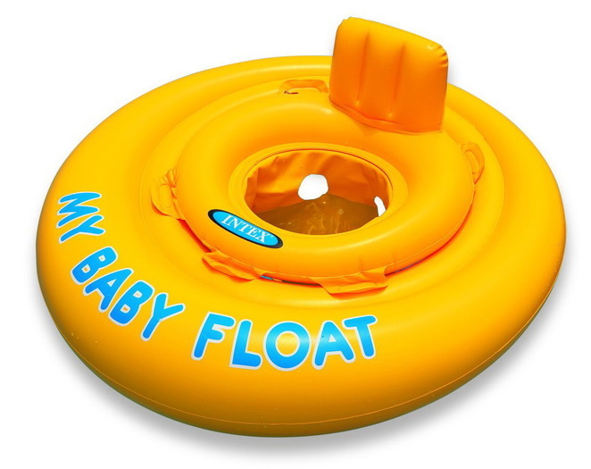 Intex My baby float geel